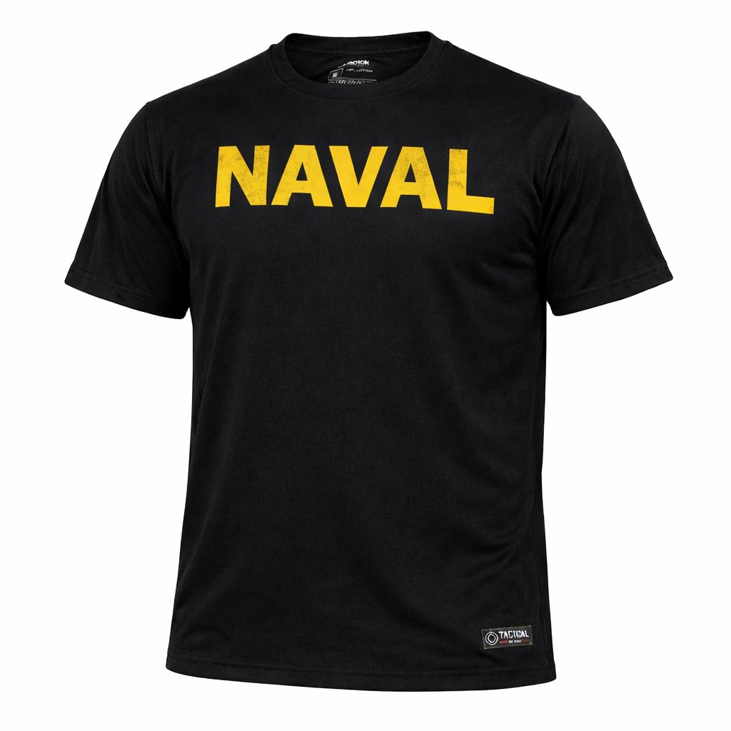 Playera Naval Color Negro